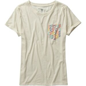 Rabbit Love All Remix White Pocket T-Shirt with Colorful Pocket, Size XL